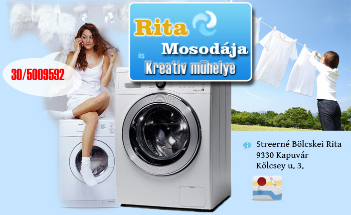 Rita mosodája és kreatív műhelye Kapuvár Rita mosodája és kreatív műhelye Kapuvár