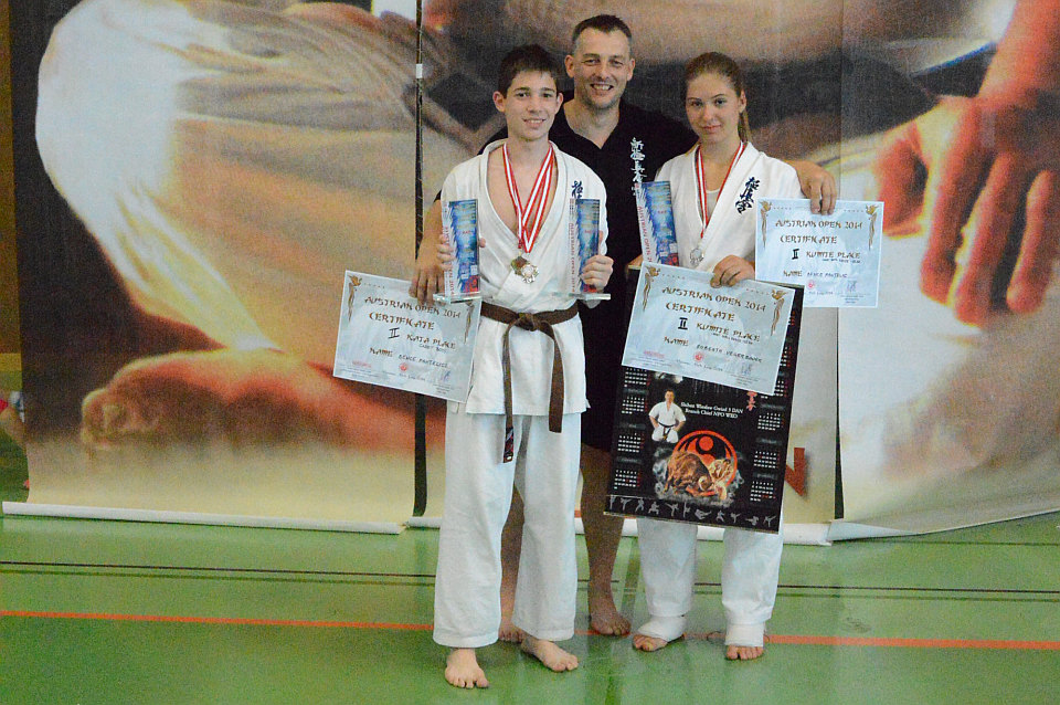 Austria open Pantelics Péter, Pantelics Bence és Végerbauer Roberta